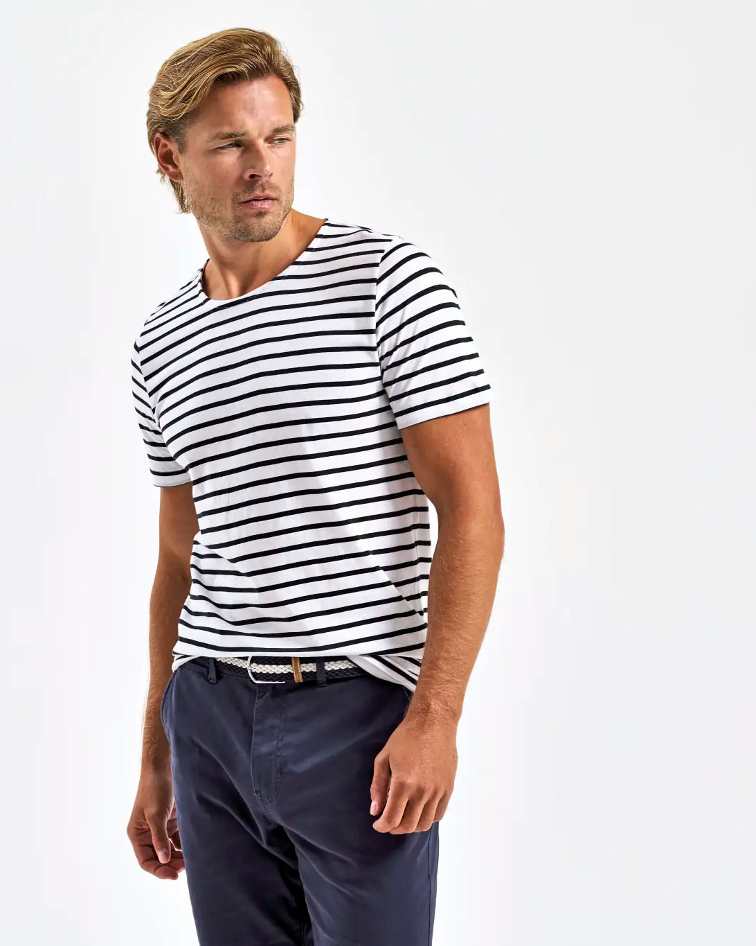 all-groups Men's Marinière Coastal Short Sleeve T-Shirt