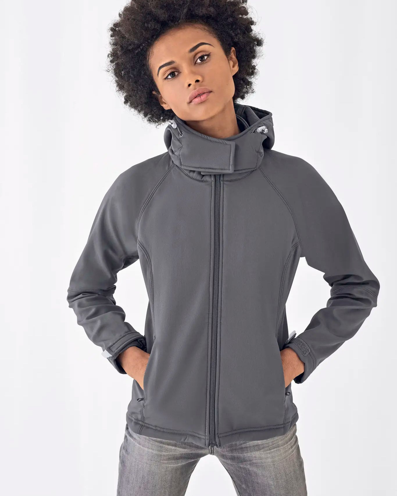 all-groups Women's Hooded Softshell