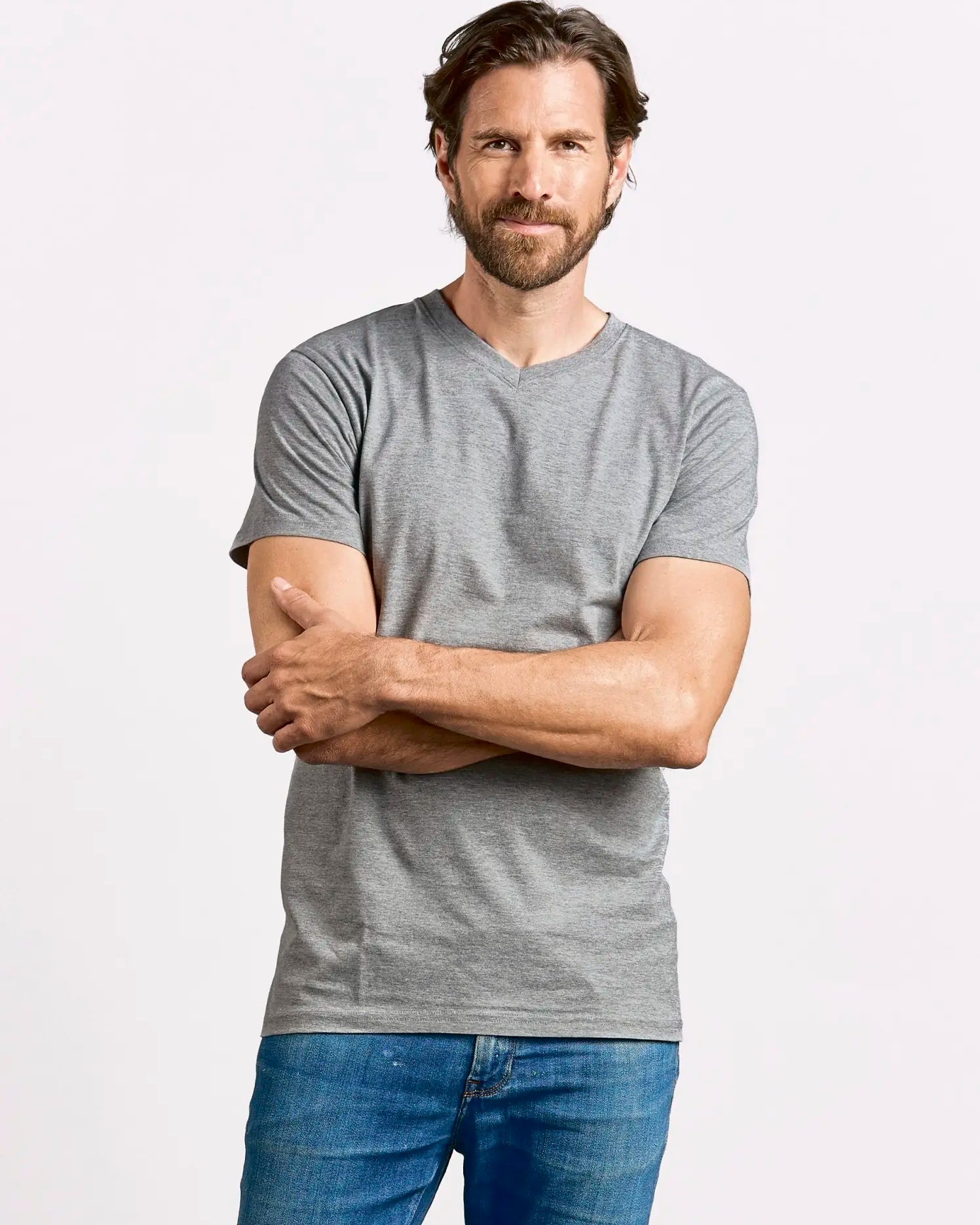 all-groups Men's Premium V Neck T