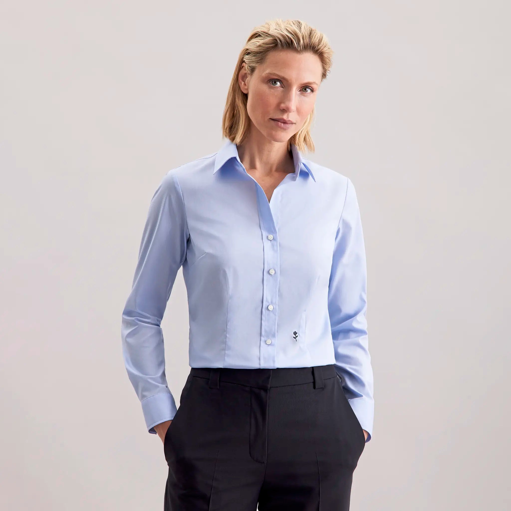 all-groups Women's Blouse Slim Fit Long Sleeve