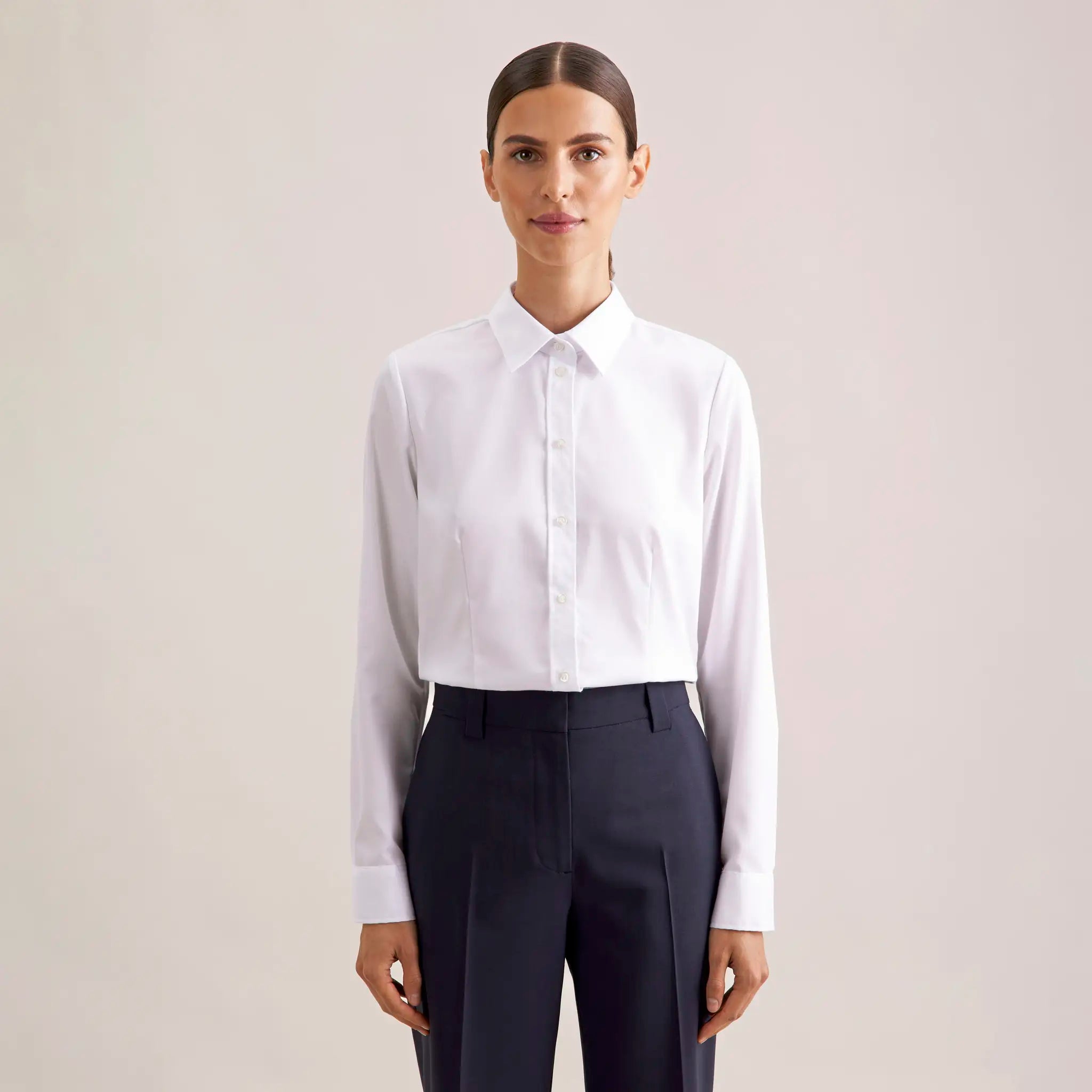 all-groups Women's Blouse Regular Fit Fine Twill Longsleeve