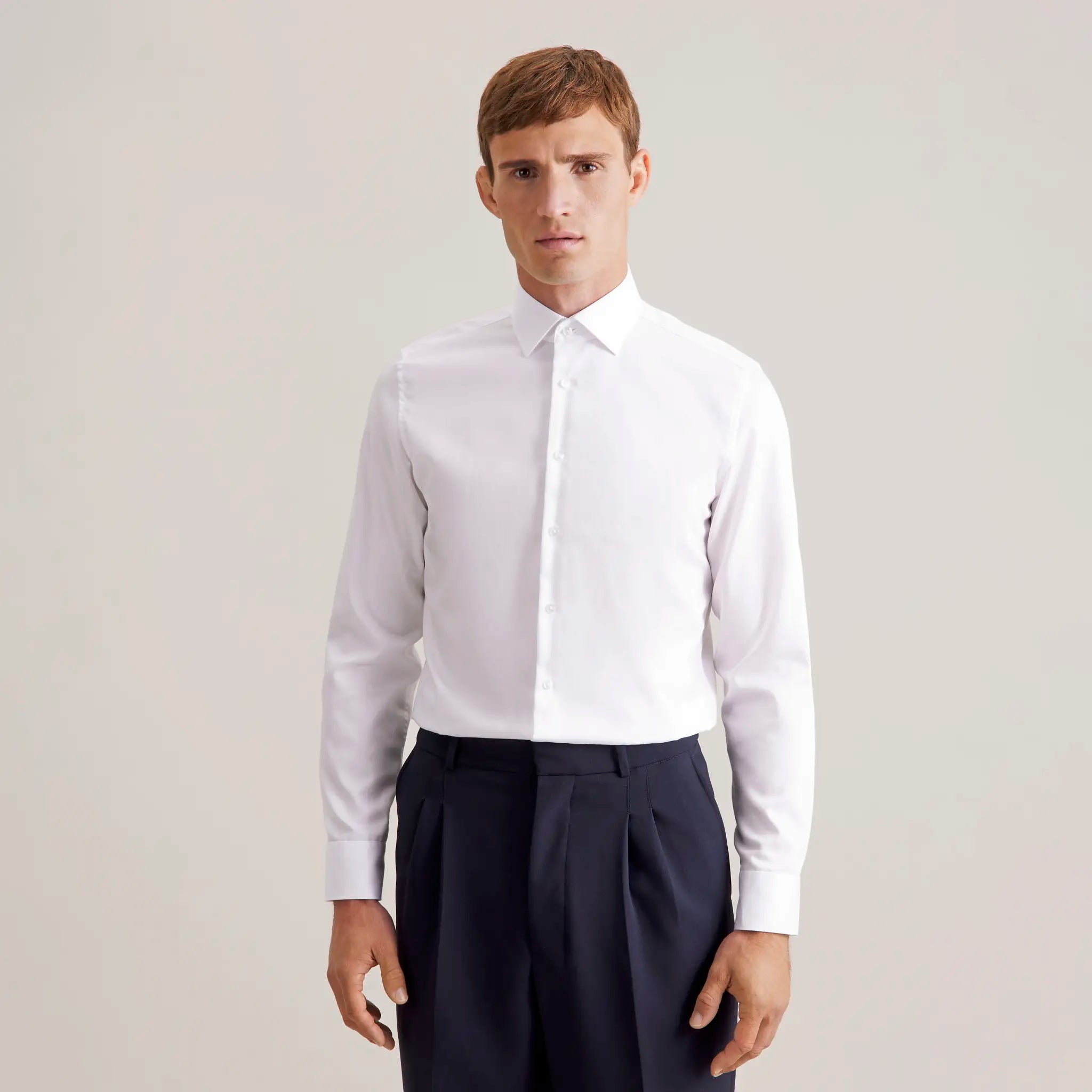 all-groups Men's Shirt Regular Fit Fine Twill Longsleeve