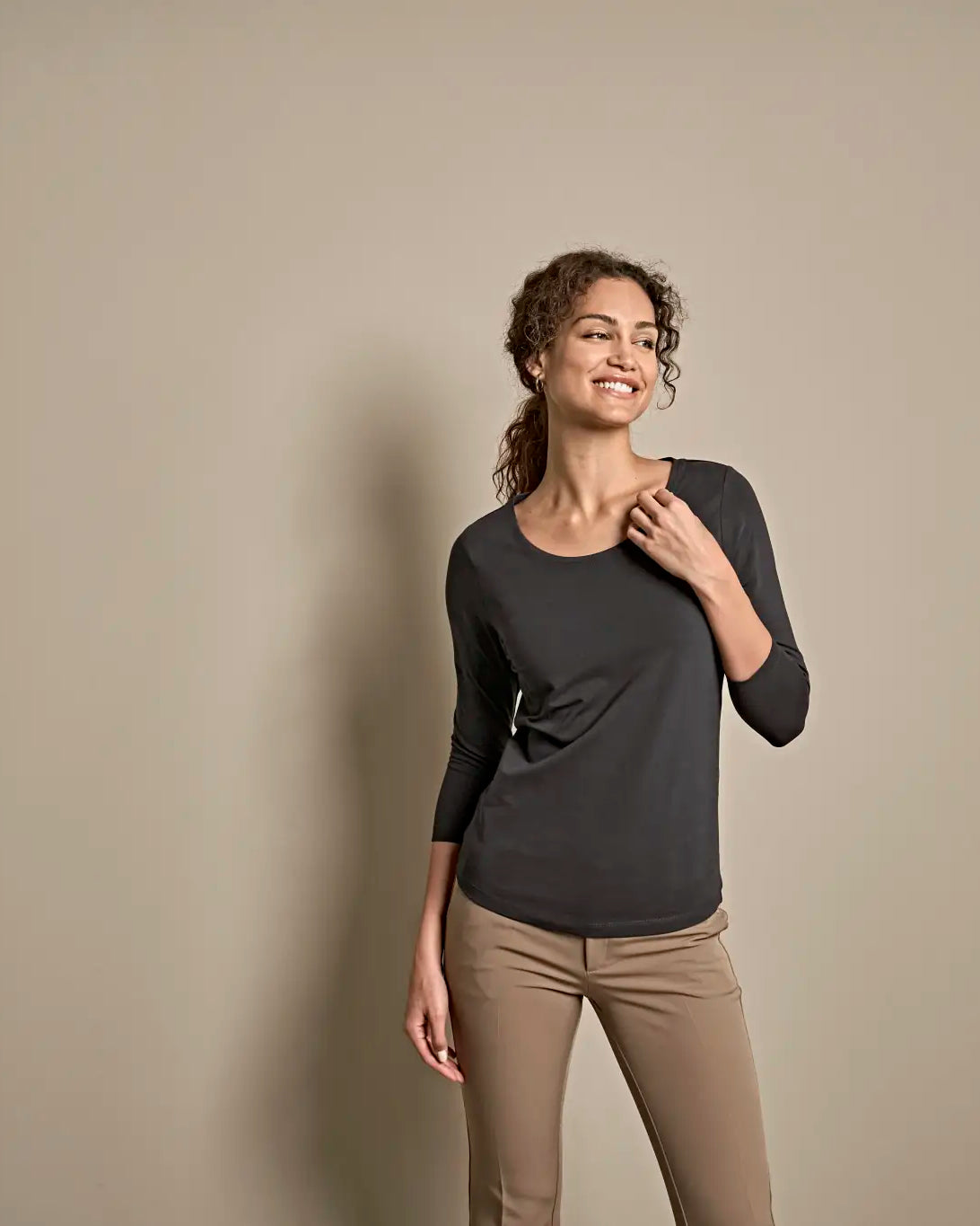 all-groups Women's Stretch 34 Sleeve T-Shirt