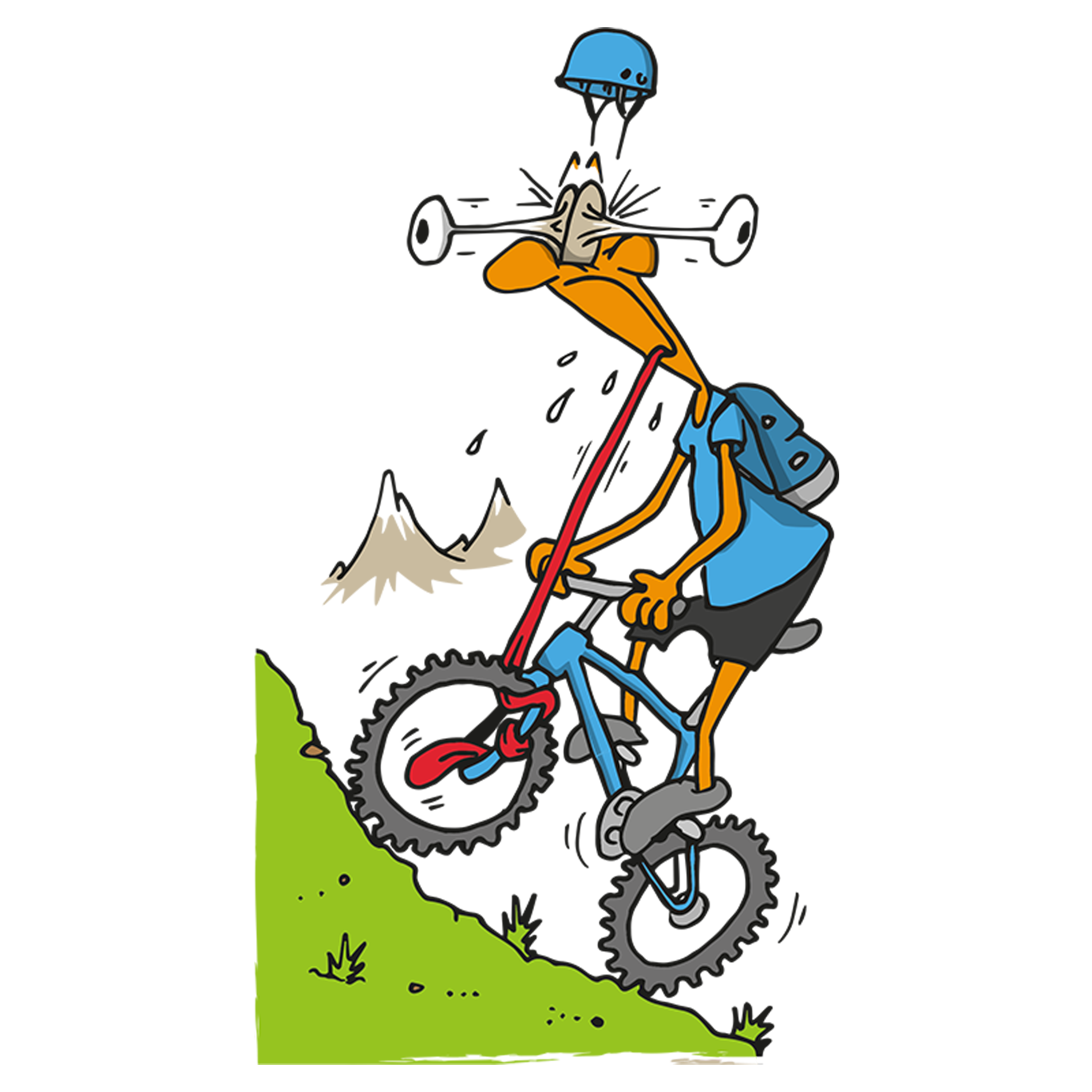 Biker hill