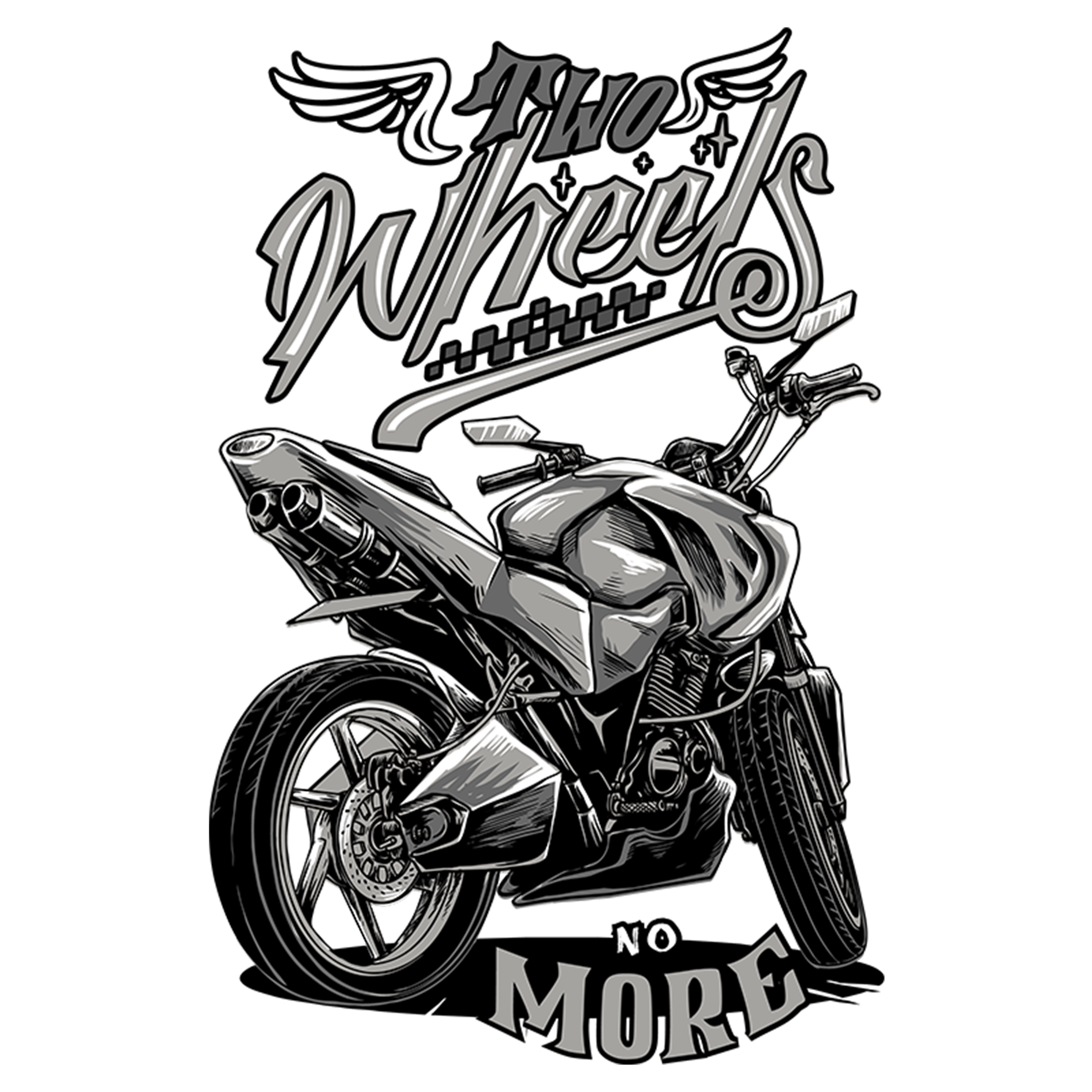 Two wheels no more