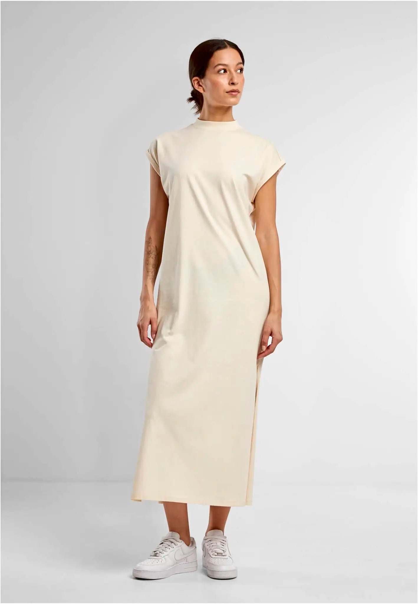 all-groups Women's Long Extended Shoulder Dress